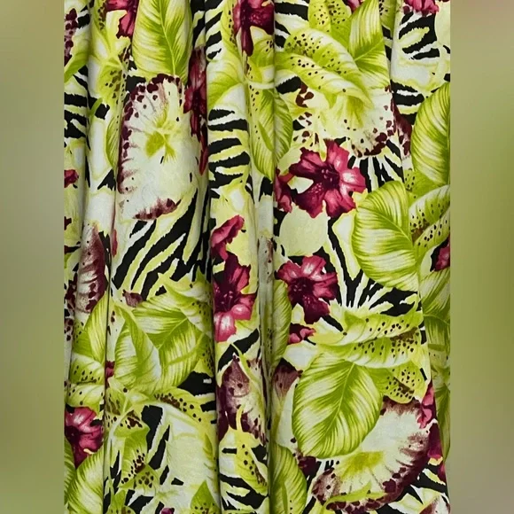 SOLD | Pinup Girl Clothing Laura Byrnes Alfred Small Dress Hawaiian Baton Ruge - Picture 7 of 9